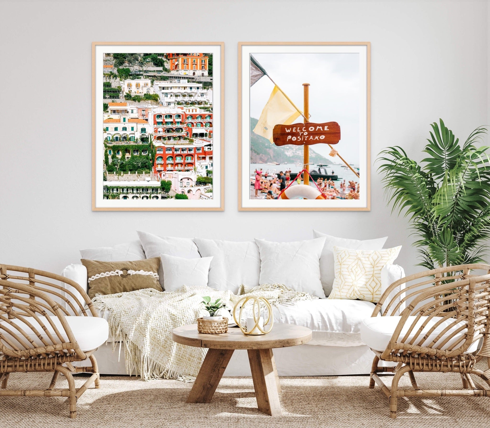Colors of Positano Italy Wall Art Print